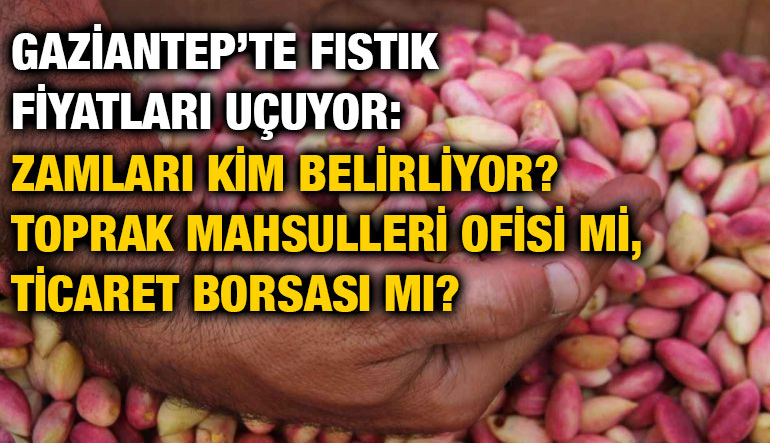 Gaziantep’te Fıstık Fiyatları Uçuyor: Zamları Kim Belirliyor? Toprak Mahsulleri Ofisi mi, Ticaret Borsası mı?