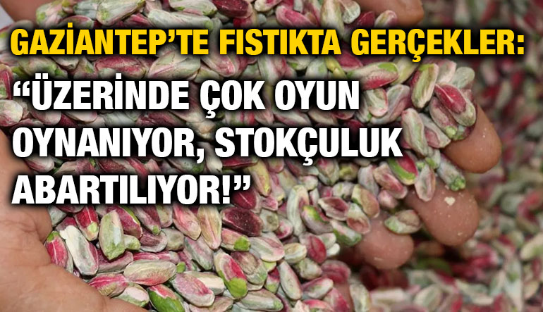 Gaziantep’te Fıstıkta Gerçekler: “Üzerinde Çok Oyun Oynanıyor, Stokçuluk Abartılıyor!”