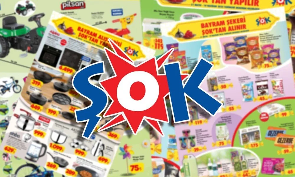Gaziantep'te Bayram Coşkusu ŞOK Marketlere Erken Geldi! 22 Mayıs – 10 Haziran Aktüel Kataloğu Raflarda