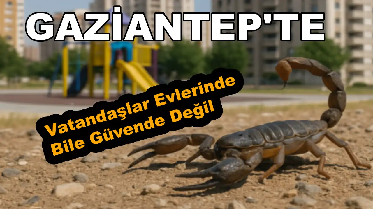 Gaziantep Kuzeyşehir'de Akrep Paniği: Gaziantep'te Vatandaşlar Evlerinde Bile Güvende Değil