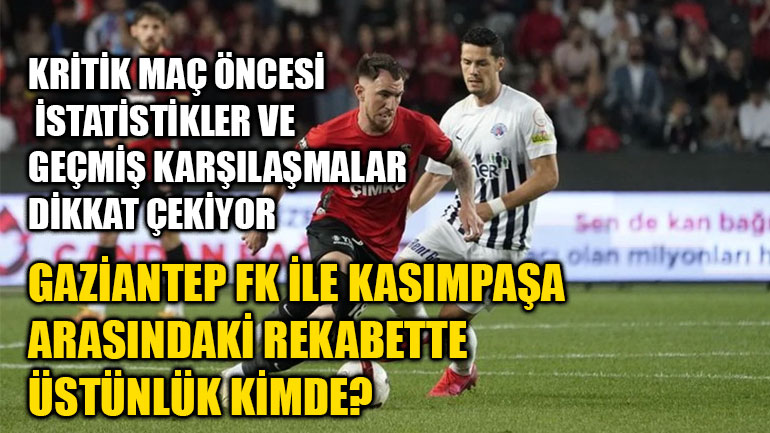 Gaziantep FK ile Kasımpaşa Arasındaki Rekabette Üstünlük Kimde?