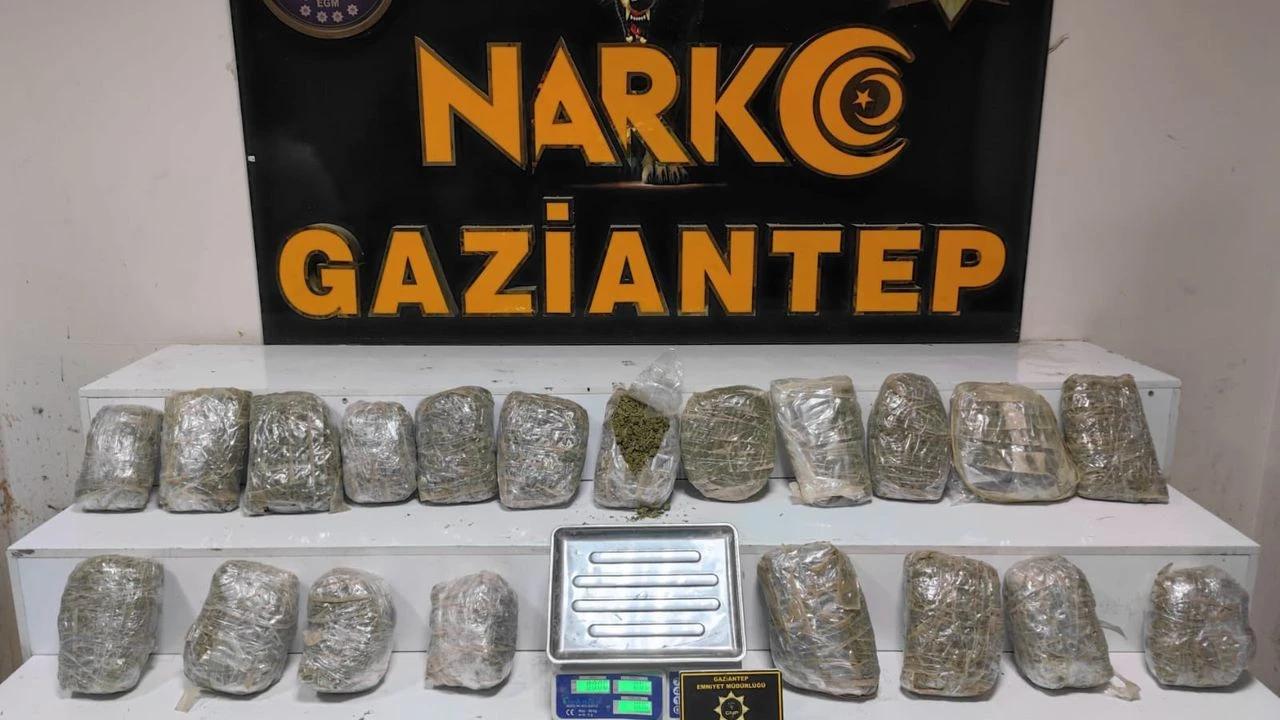 Gaziantep’te Zehir Tacirlerine Ağır Darbe! 10 Kilo Skunk Ele Geçirildi, 2 Şüpheli Tutuklandı