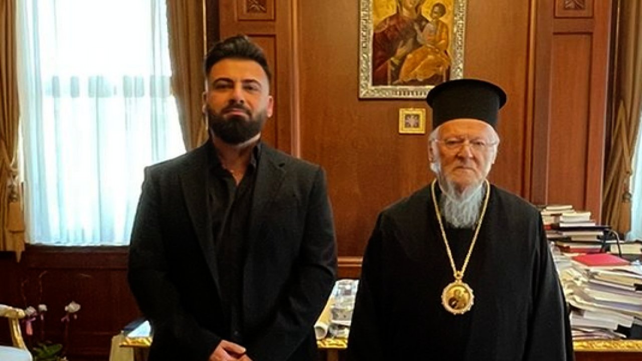 Ekümenik Patrik Bartholomeos, Yazar Radoslav Bazarov’u Kabul Etti.