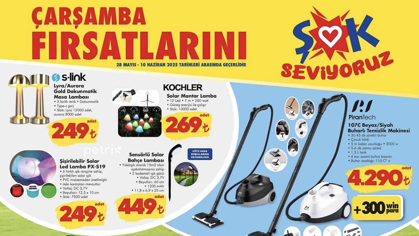 Gaziantep’te Yaz Temizliği Başlıyor! ŞOK Market’e Pirantech Buharlı Temizlik Makinesi Geliyor