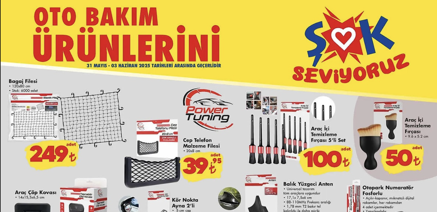 Gaziantep’te Araç Sahiplerine Müjde! ŞOK Market’ten 31 Mayıs Sürprizi: Araç İçi Şişme Yatak ve Daha Fazlası Raflarda