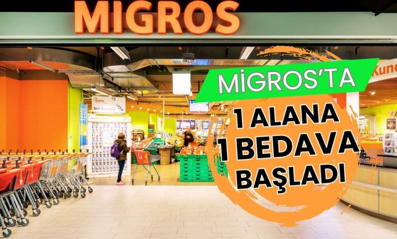 Gaziantep’te Migros’tan Bayram Bombası: 1 Alana 1 Bedava Kampanyası Başladı!