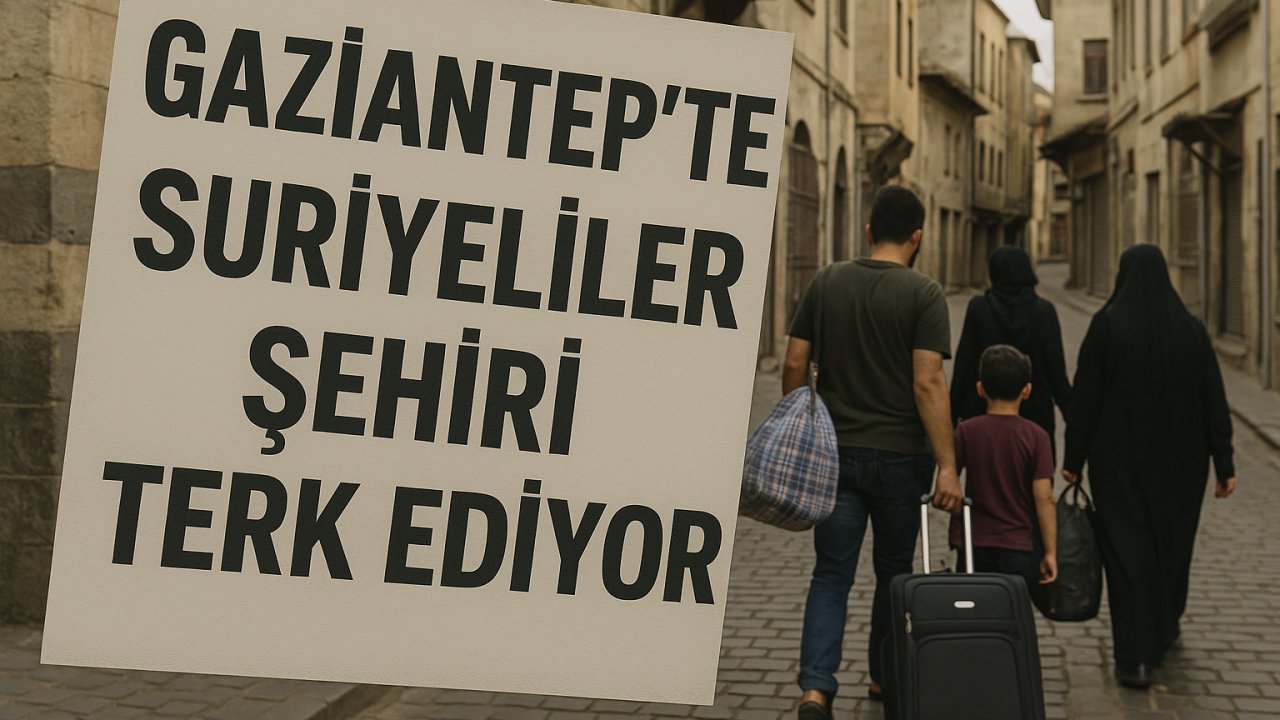 Suriyeliler Gaziantep'i Terk Ediyor! Yüzlerce Ev Boşaldı