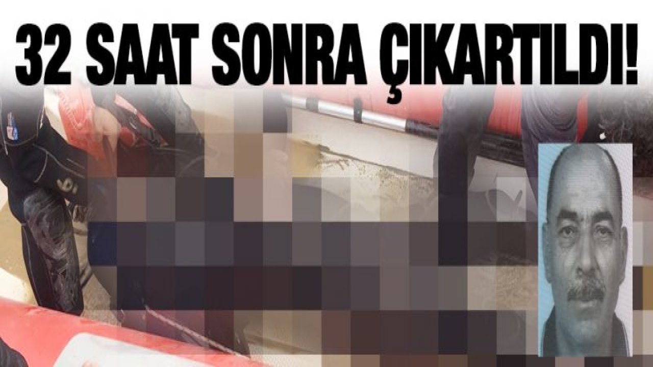 Barajda boğulan dalgıç 32 saat sonra sudan çıkartıldı