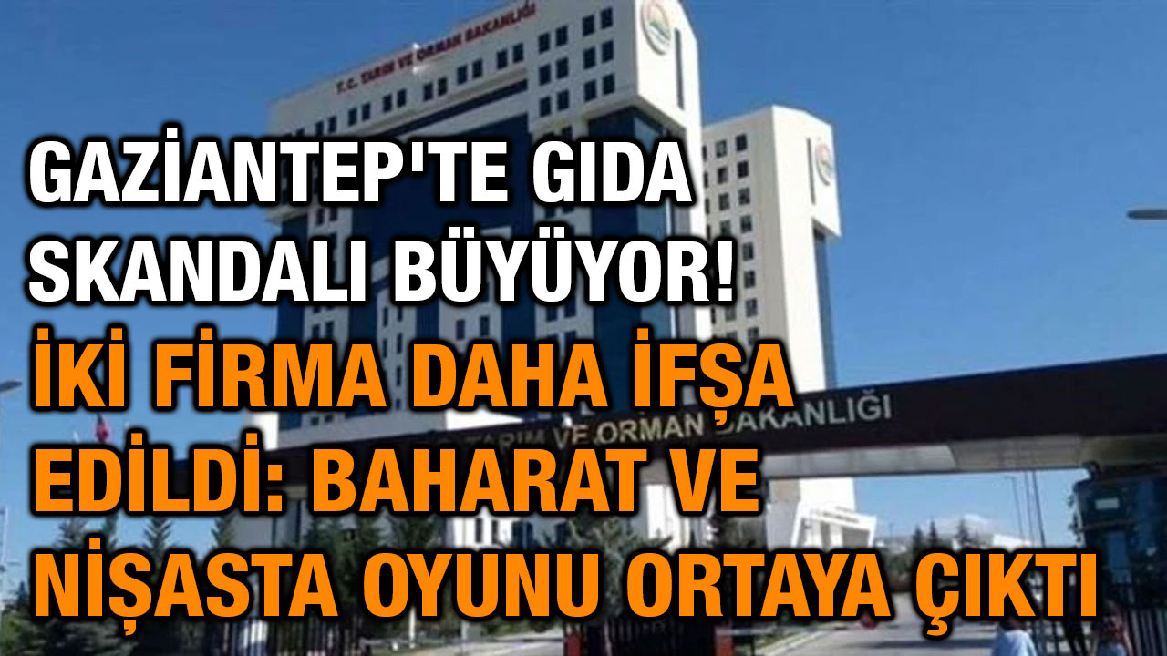 Gaziantep'te Gıda Skandalı Büyüyor! İki Firma Daha İfşa Edildi: Baharat ve Nişasta Oyunu Ortaya Çıktı