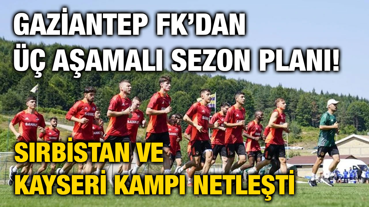 Gaziantep FK’dan Üç Aşamalı Sezon Planı! Sırbistan ve Kayseri Kampı Netleşti