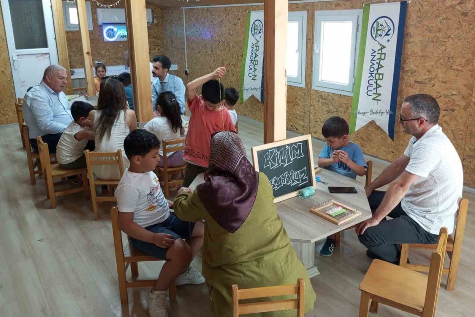 Araban Anaokulunda Tasarım Beceri Atölyesi açıldı