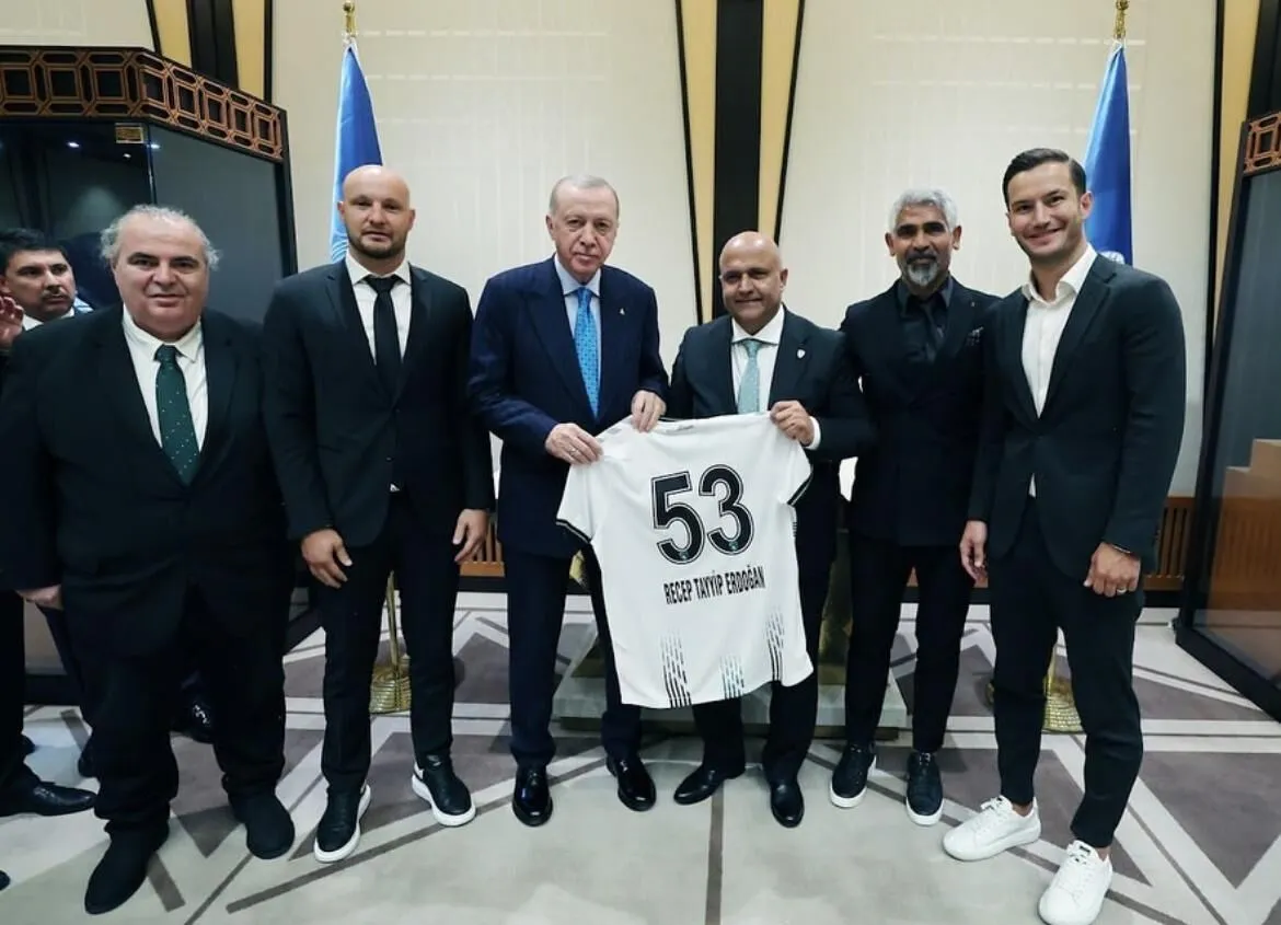 Gaziantep FK Yeni Teknik Direktörü Taşdemir Cumhurbaşkanı Erdoğan ile Buluştu