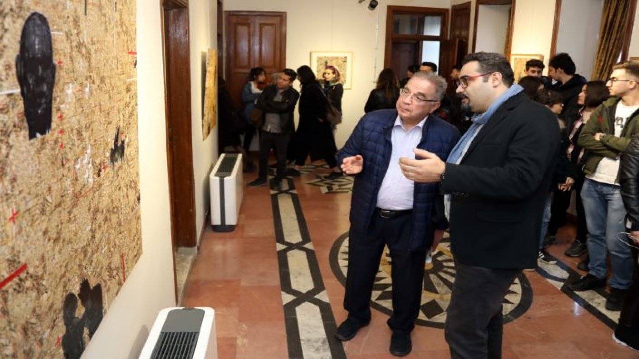 DR. ÖĞR. ÜYESİ ENGİN ASLAN'NIN RESİMLERİ GAÜN'DE SERGİLENDİ