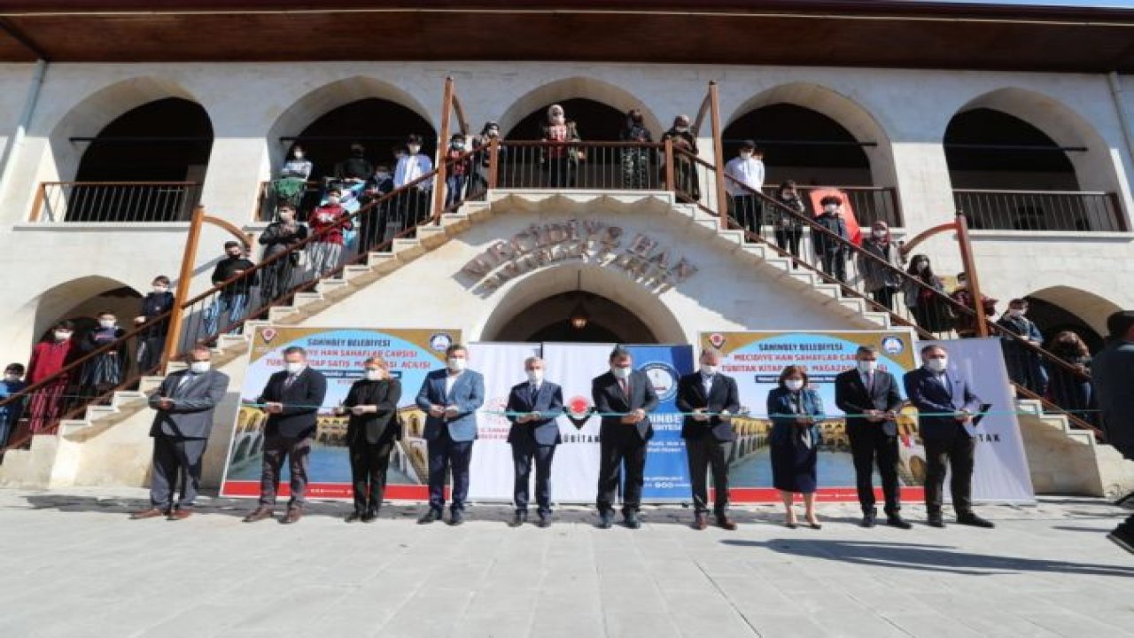 ŞAHİNBEY BELEDİYESİ MECİDİYE HAN’DA TÜBİTAK KİTAP EVİNİ AÇTI