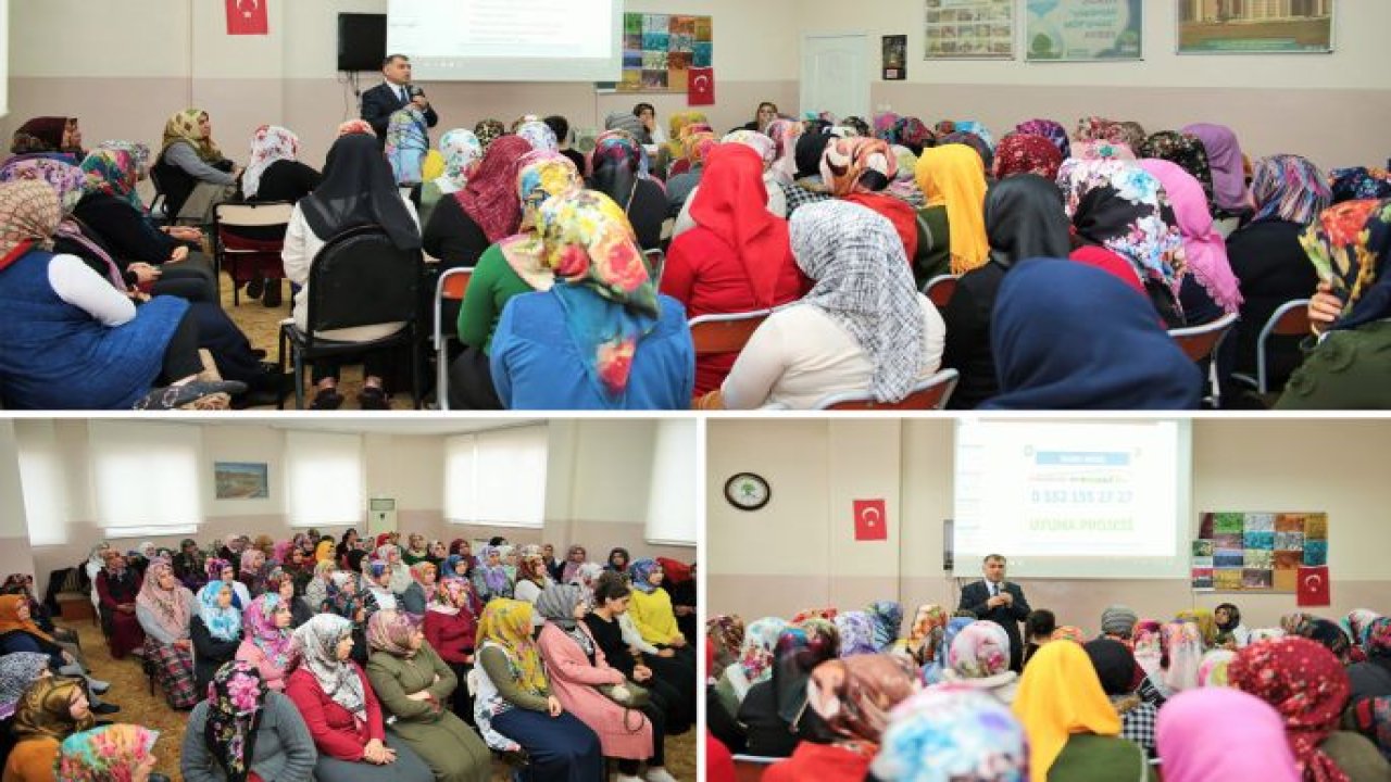 KADINLARA, UYUŞTURUCUYLA MÜCADELE YÖNTEMİ ANLATILDI