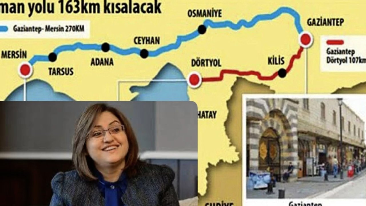 Gaziantep’i liman şehri yapıyoruz : Gaziantep - Mersin 1 Saat