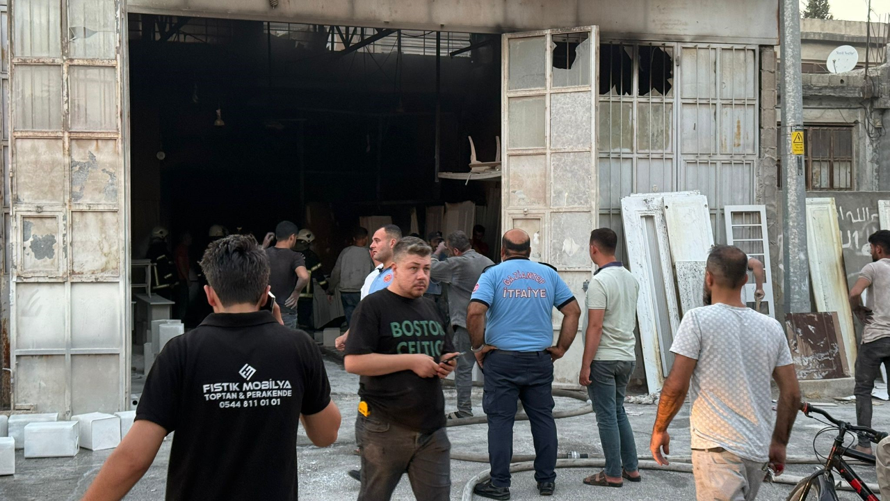 Gaziantep't eyangın paniği: İş yerinde çıkan yangın söndürüldü