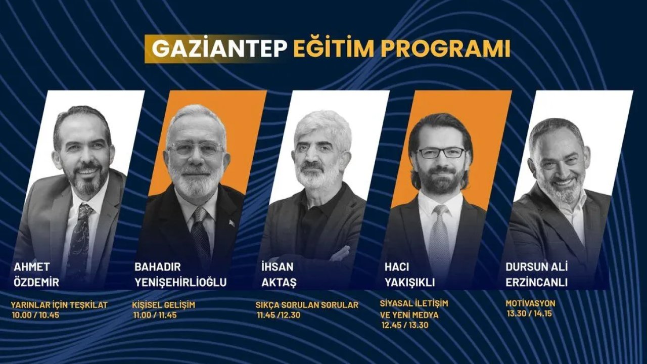 AK Parti’nin Liderlik Okulu Gaziantep’te Kapılarını Açıyor
