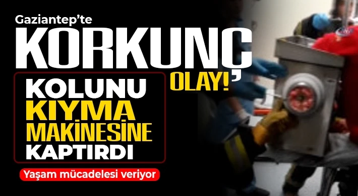 Gaziantep’te Dehşet: 14 Yaşındaki Çocuk Kıyma Makinesine Kolunu Kaptırdı