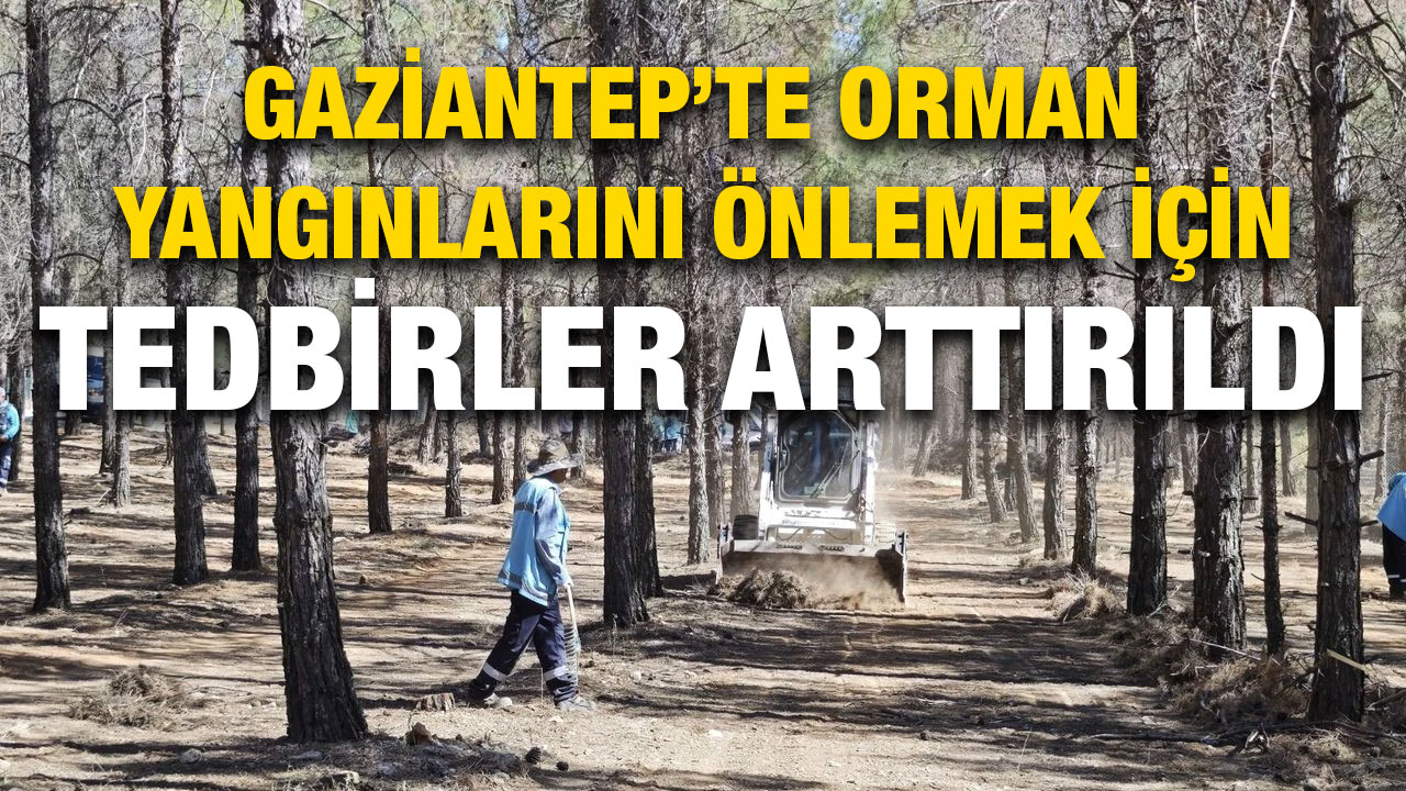 Gaziantep’te Orman Yangınlarını Önlemek İçin Tedbirler Arttırıldı