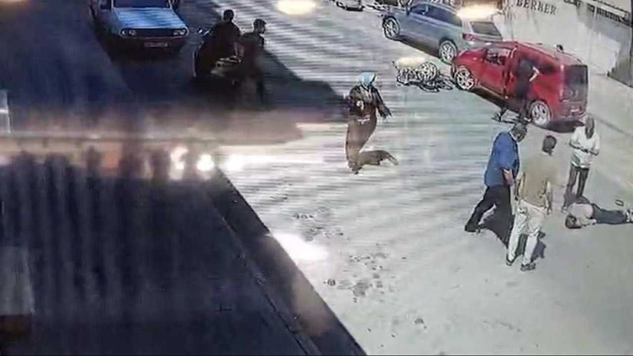 Gaziantep'te Ömer Faruk Çelik'i hayattan koparan kaza kamerada