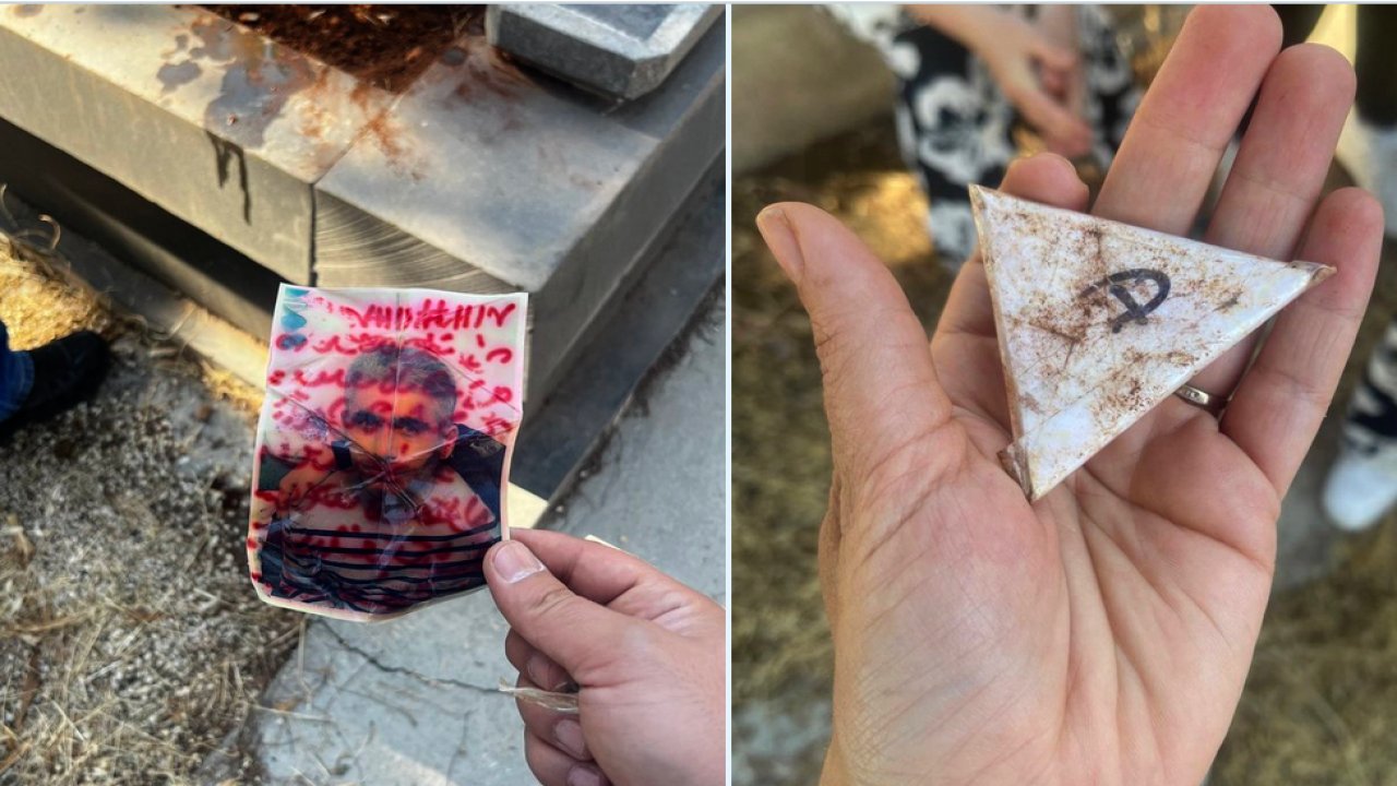 Gaziantep’te Mezarlıkta Tüyler Ürperten Olay! Mezar Toprağından Muska Çıktı