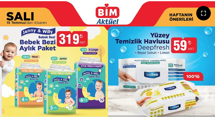 Gaziantep'te BİM Raflarına Züber Ürünleri Geliyor: 15 Temmuz Aktüel Kataloğu Yayınlandı