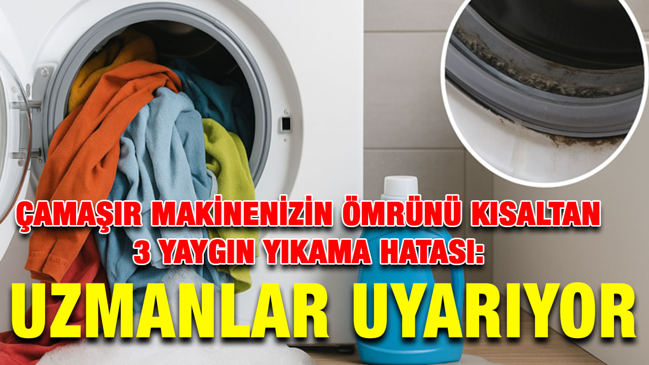 Çamaşır Makinenizin Ömrünü Kısaltan 3 Yaygın Yıkama Hatası: Uzmanlar Uyarıyor