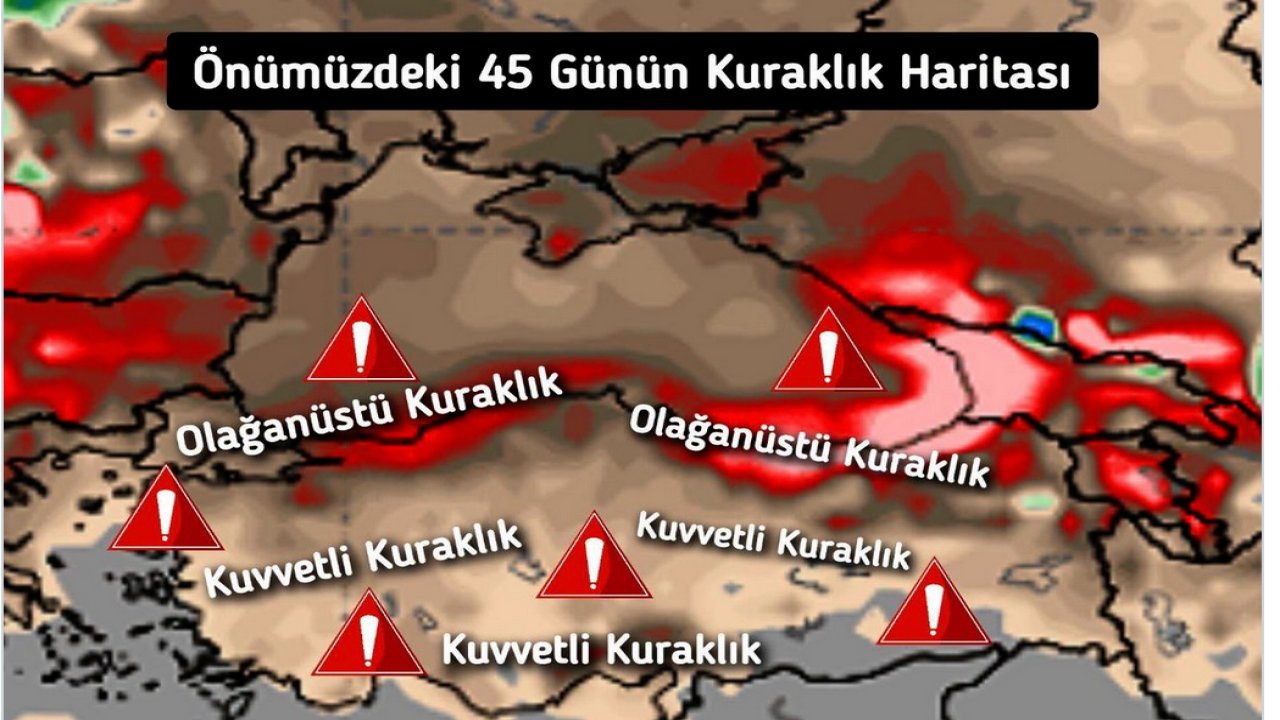 Gaziantep'te Sıcaklık 50 Derece! 'SU' Yetmiyor: Kuraklık Başladı...