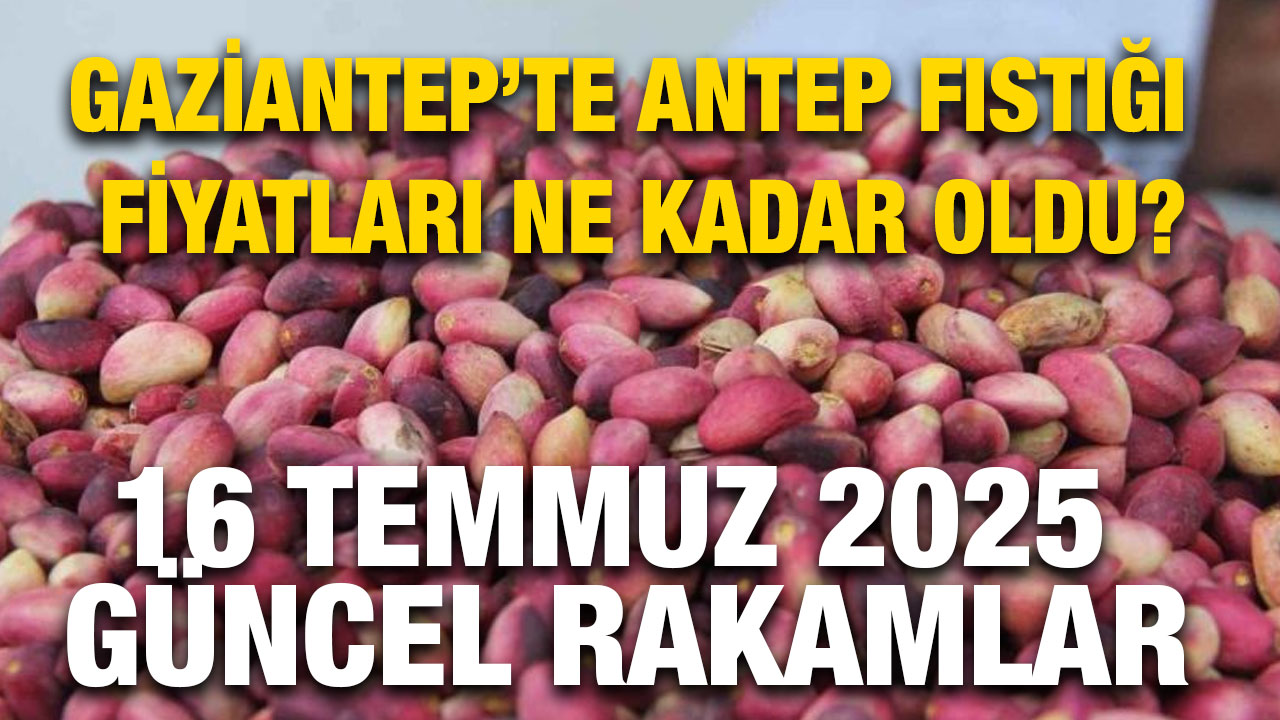 Gaziantep’te Antep Fıstığı Fiyatları Ne Kadar Oldu? 16 Temmuz 2025 Güncel Rakamlar