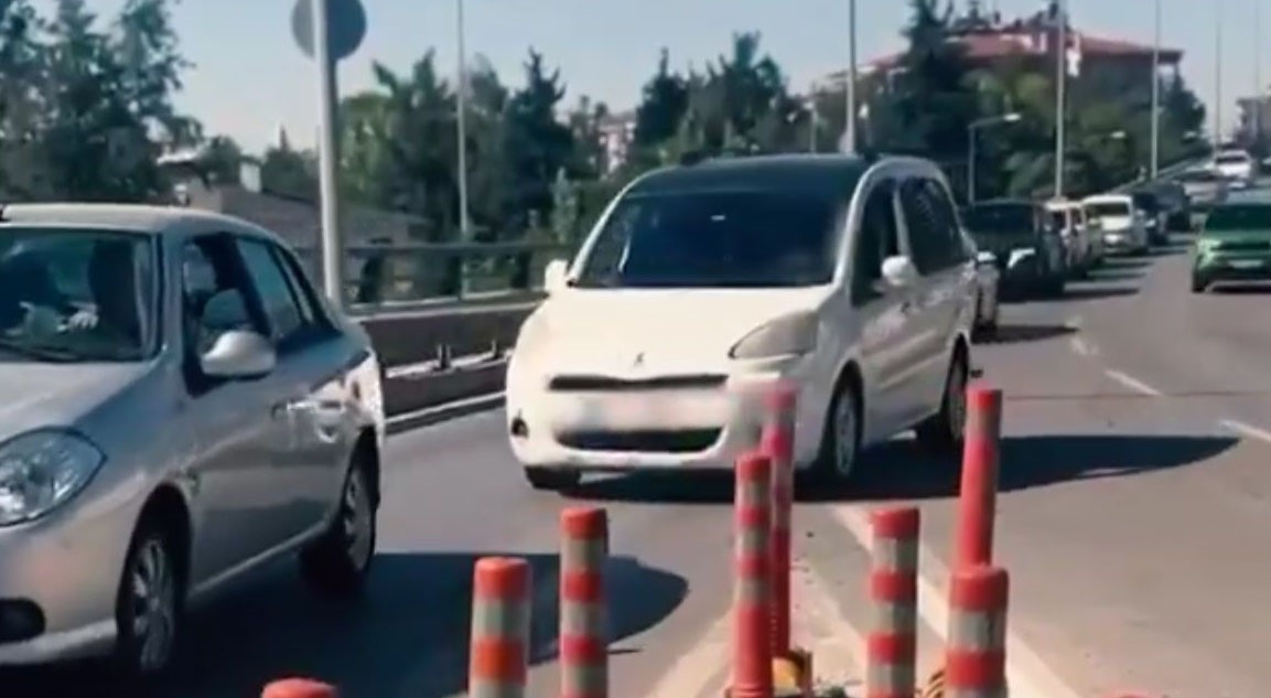 Gaziantep’te ’kaynak’ yapan sürücülere ceza yağdı