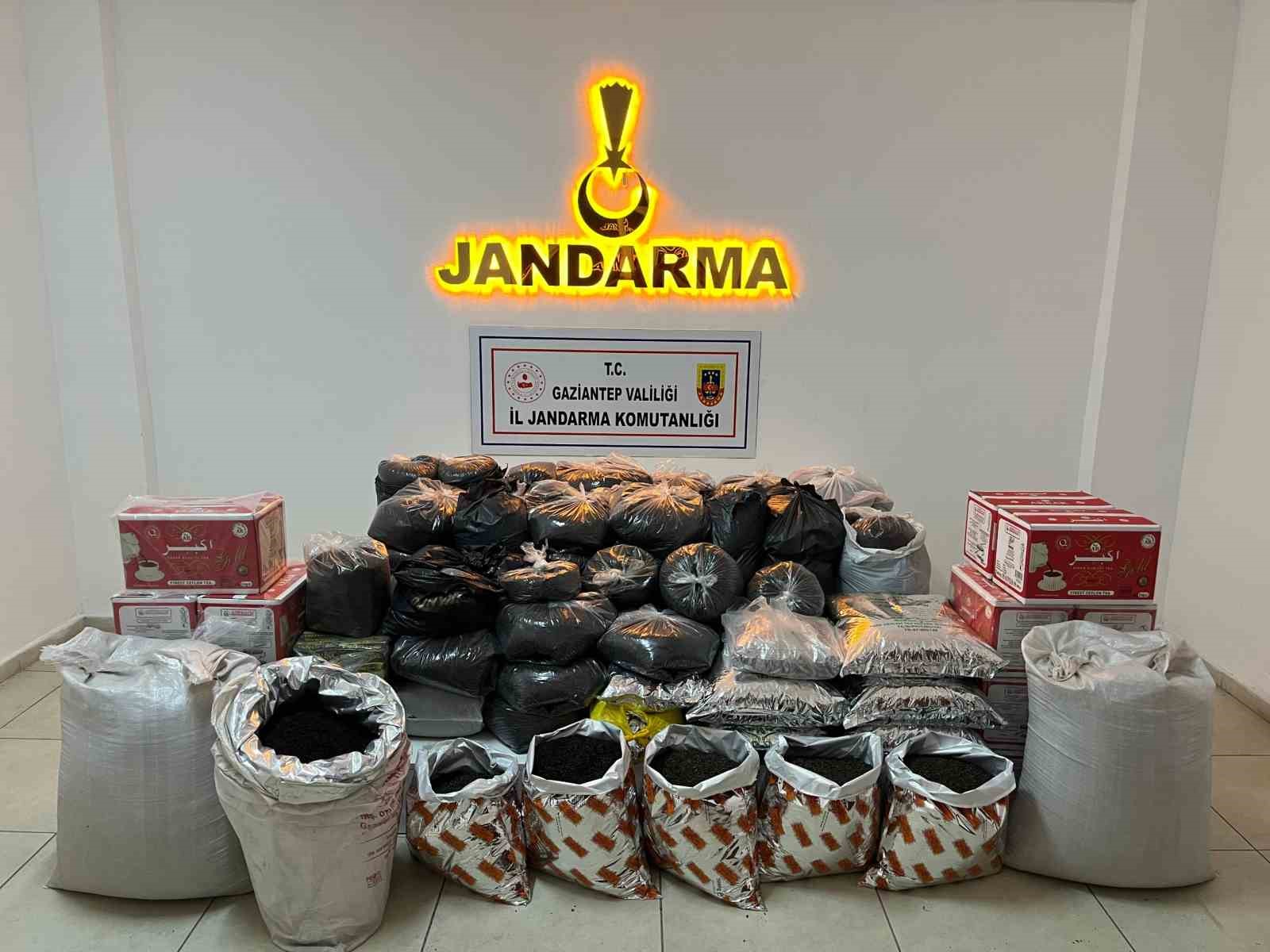 Gaziantep’te kaçakçılık operasyonu! Tam 300 Kilo..