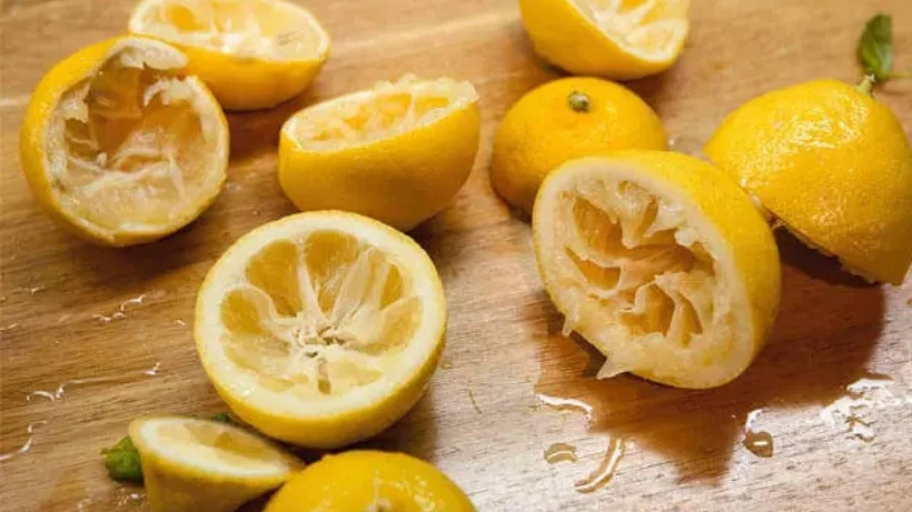 Sıkılmış Limonları Çöpe Atmayın