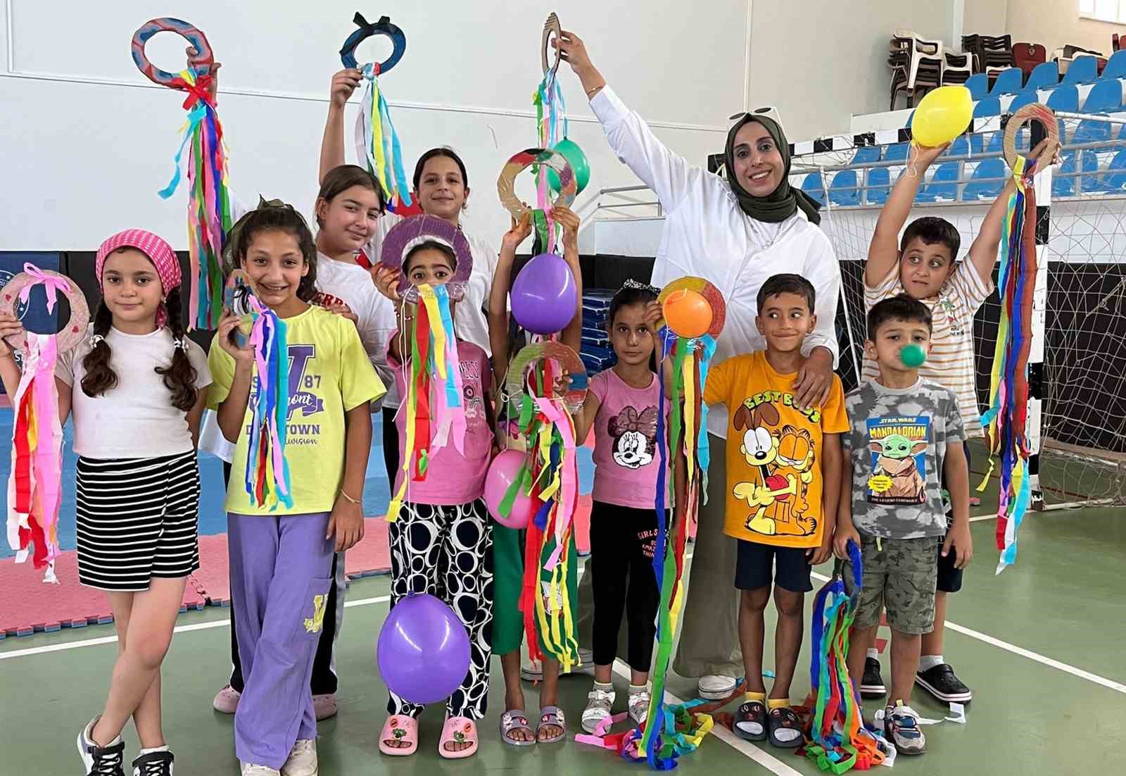 Gaziantepli öğrenciler yaz okulunda hem eğleniyor hem gelişiyor