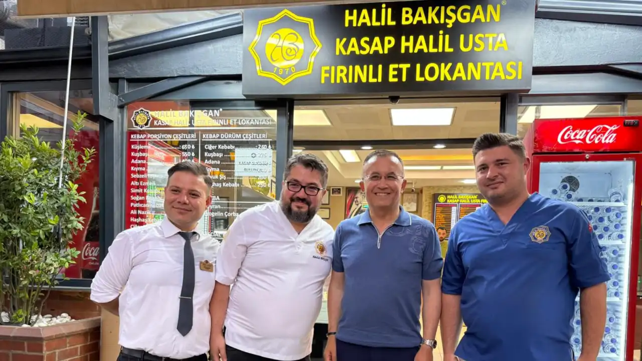 Kasap Halil Usta’da Vali’nin kebap keyfi