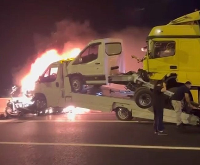 Tarsus-Adana-Gaziantep (TAG) Otoyolu'nda  zincirleme kaza: 1 ölü, 1 ağır yaralı