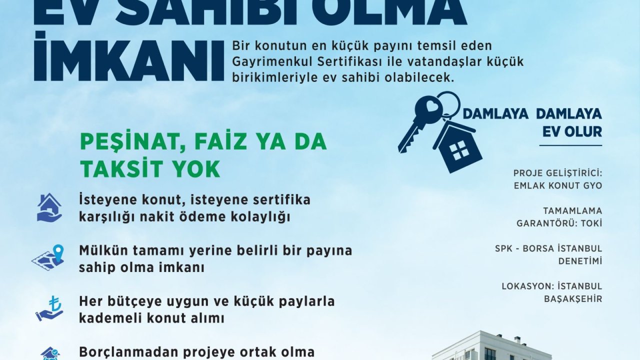 Faizsiz ve Peşinatsız Konut Kampanyasında Fiyatlar ve Başvuru Takvimi Açıklandı