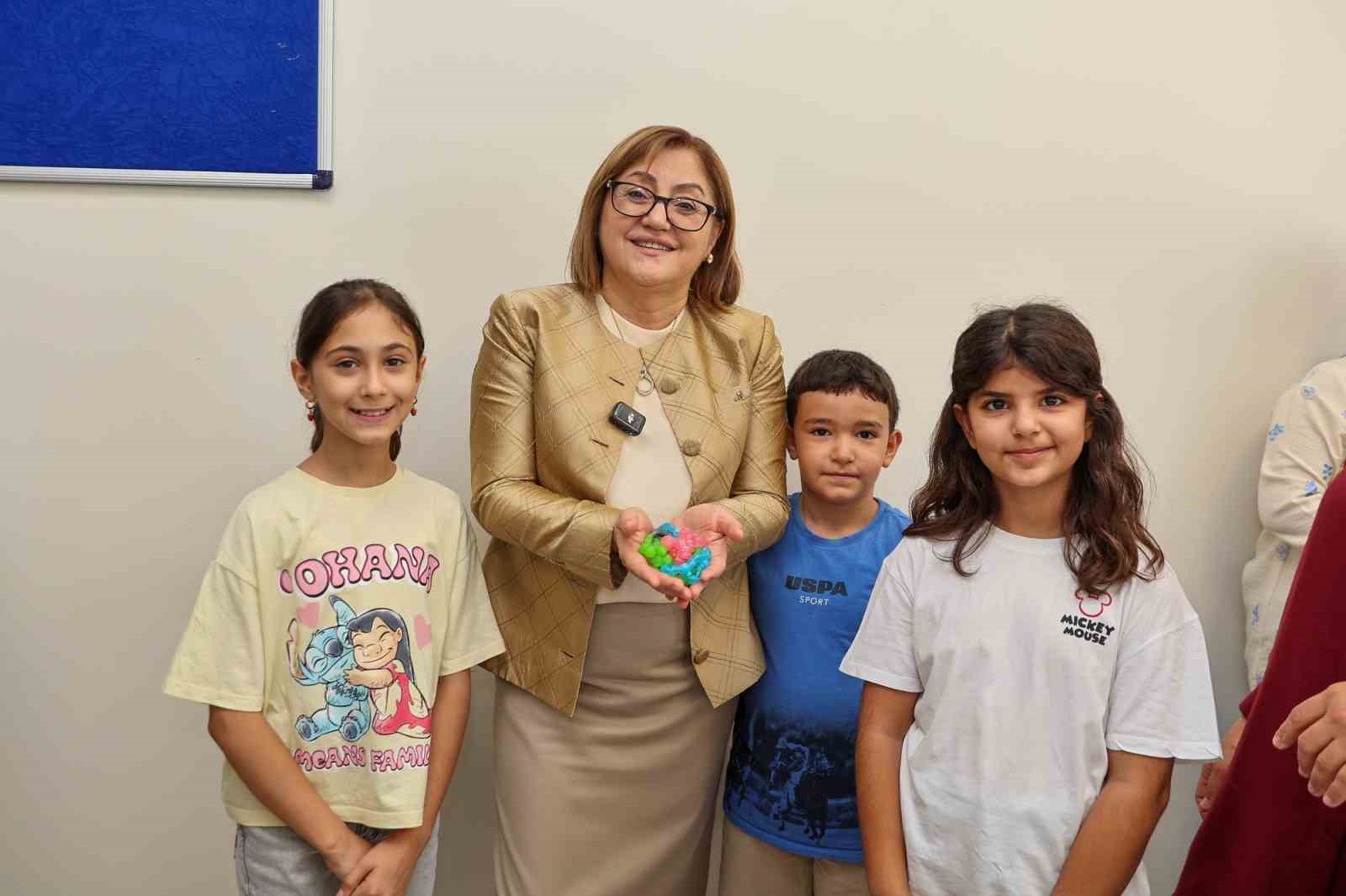 Başkan Şahin, yaz okullarından faydalanan çocuklar ile bir araya geldi