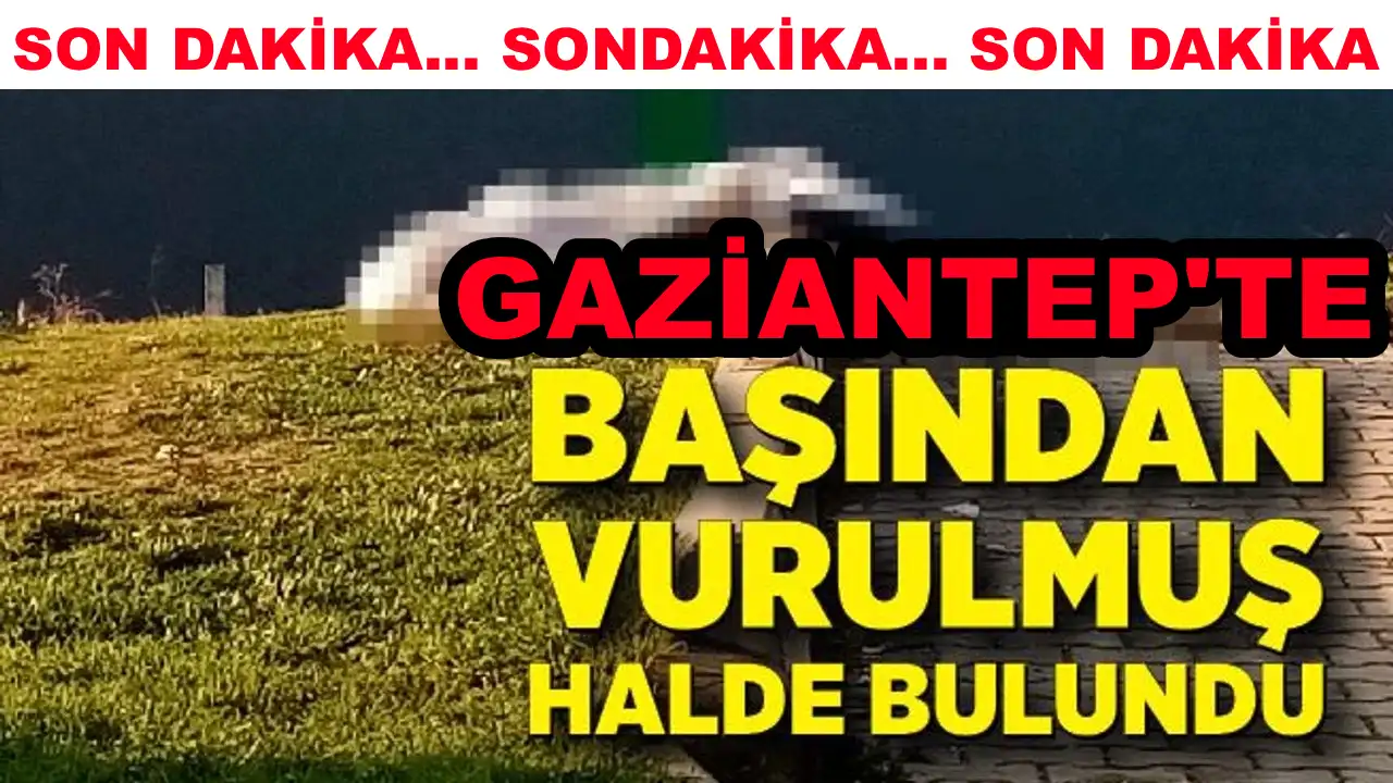 Gaziantep'te Boş Arazide Kanlı İnfaz! Kafasına Sıkılmış Halde Bulundu
