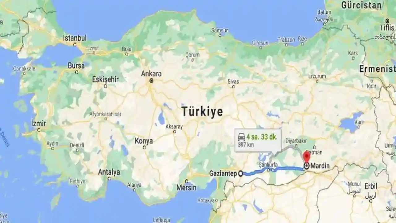Gaziantep Mardin Arası Kaç Km? Özel Araçla, Otobüsle Mardin Antep Arası Kaç Kilometre Ve Kaç Saat Sürer, Ne Kadar Benzin Yakar?