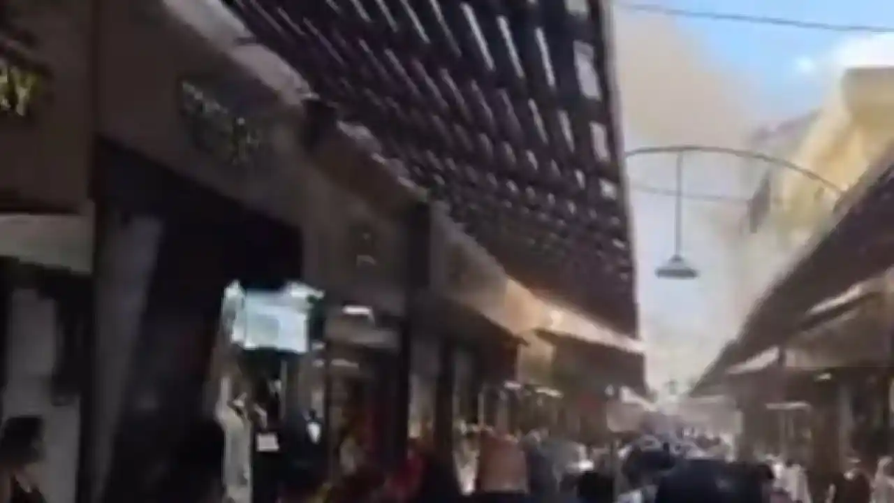 Gaziantep'in Tarihi Çarşısında Yangın!