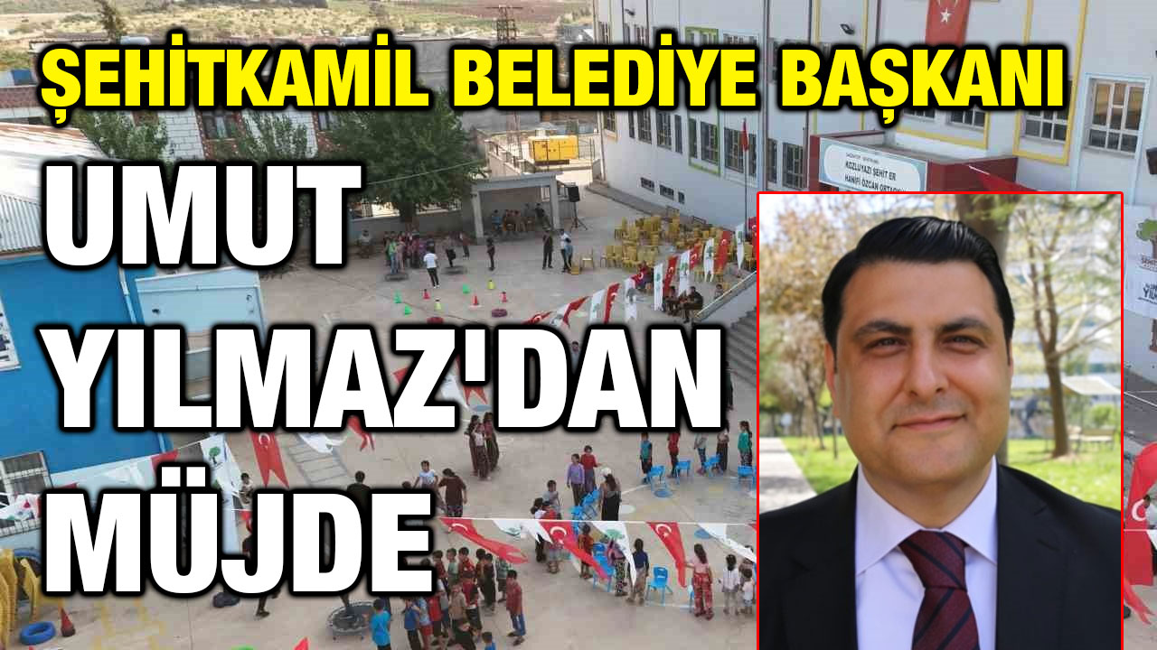 Şehitkamil Belediye Başkanı Umut Yılmaz'dan müjde