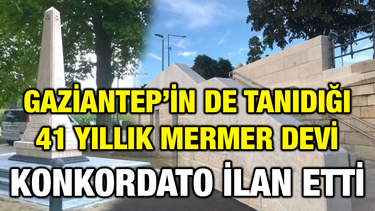 Gaziantep’in de Tanıdığı 41 Yıllık Mermer Devi Konkordato İlan Etti
