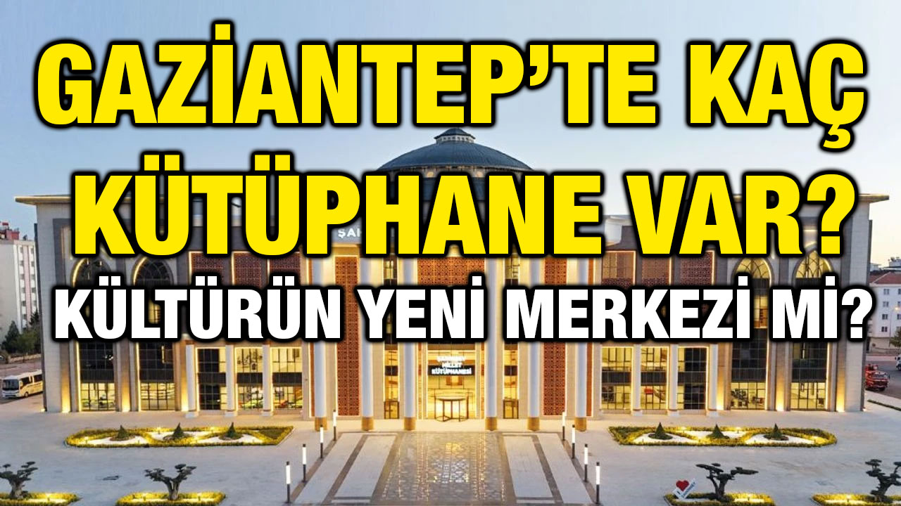 Gaziantep’te Kaç Kütüphane Var? Kültürün Yeni Merkezi mi?