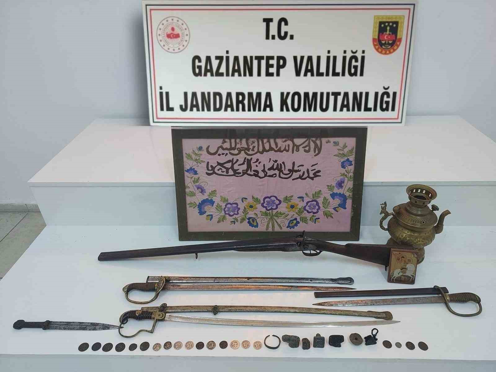 Gaziantep’te tarihi eser operasyonu