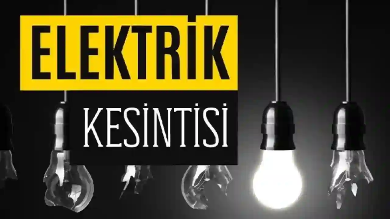 Gaziantep Elektrik Kesintisi! 24 Ağustos Pazar (Bugün)