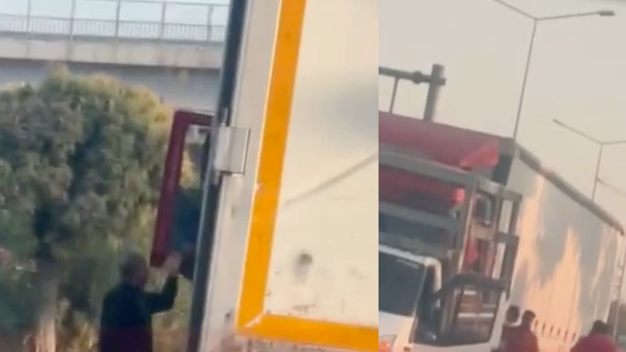 Gaziantep Havalimanı Yolunda Dehşet! TIR Şoförüne Pusu Kurup Darp Ettiler
