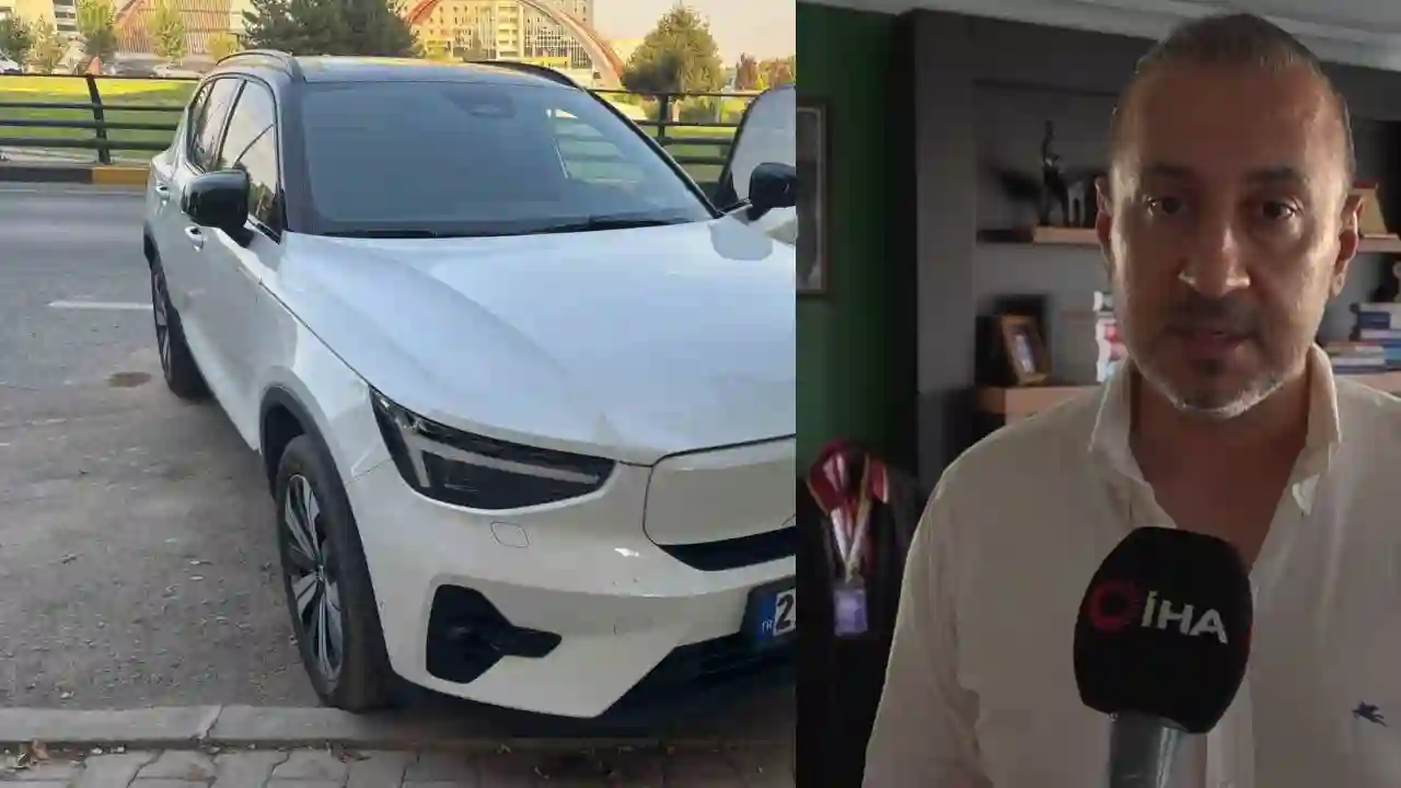 Gaziantep'te Bayiden alınan Volvo marka sıfır elektrikli araç kusurlu çıktı