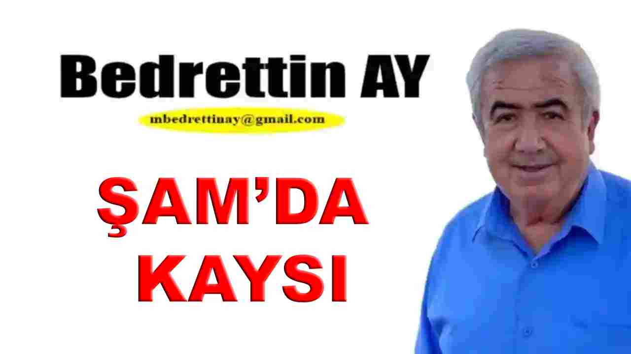 Bedrettin Ay Yazdı: 'Şam’da Kaysı'