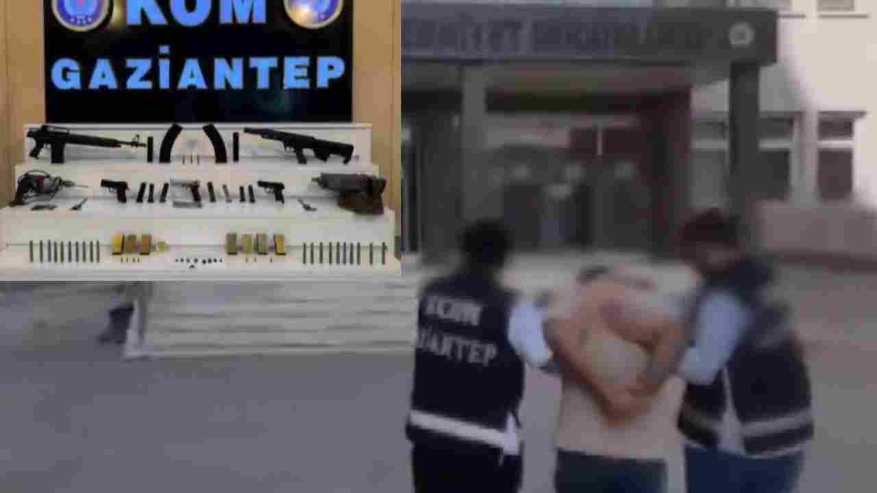 Gaziantep’te evde cephanelik çıktı: 1 gözaltı